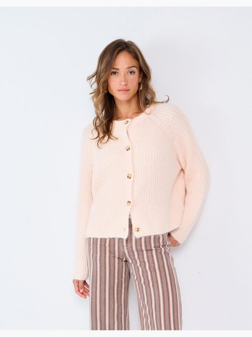Chaqueta de punto con lana, mo fashion - Kiabi Chaqueta de punto con lana, mo fashion - Kiabi
