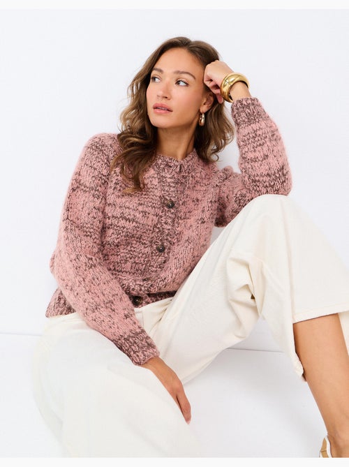 Chaqueta de punto con lana, mo fashion - Kiabi Chaqueta de punto con lana, mo fashion - Kiabi