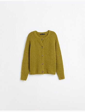 Chaqueta de punto con lana, mo fashion