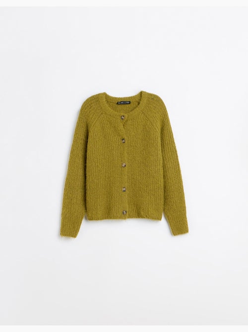 Chaqueta de punto con lana, mo fashion - Kiabi Chaqueta de punto con lana, mo fashion - Kiabi