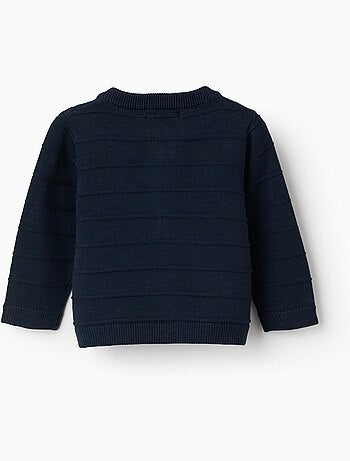 Chaqueta de punto con líneas en relieve