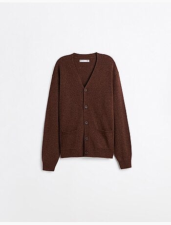 Chaqueta de punto con mezcla de lana, mo fashion