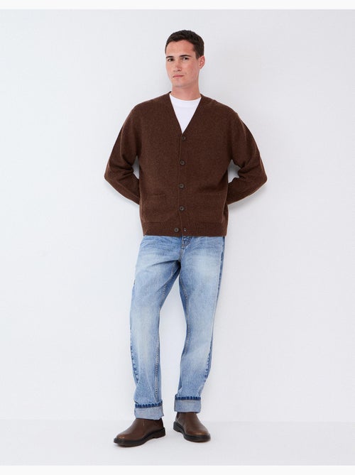 Chaqueta de punto con mezcla de lana, mo fashion - Kiabi Chaqueta de punto con mezcla de lana, mo fashion - Kiabi
