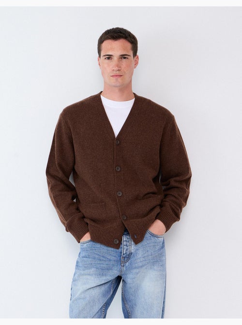 Chaqueta de punto con mezcla de lana, mo fashion - Kiabi Chaqueta de punto con mezcla de lana, mo fashion - Kiabi