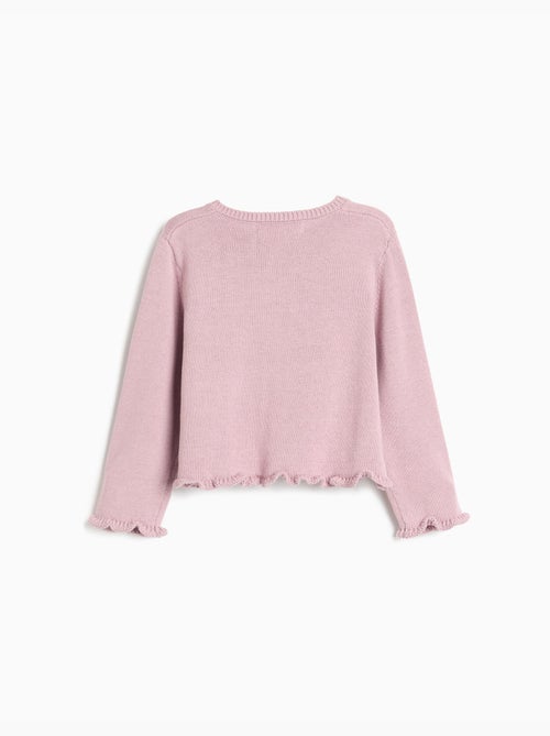 Chaqueta de punto con volantes, mo fashion - Kiabi Chaqueta de punto con volantes, mo fashion - Kiabi