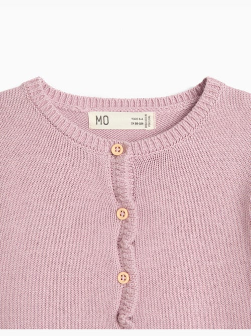 Chaqueta de punto con volantes, mo fashion - Kiabi Chaqueta de punto con volantes, mo fashion - Kiabi