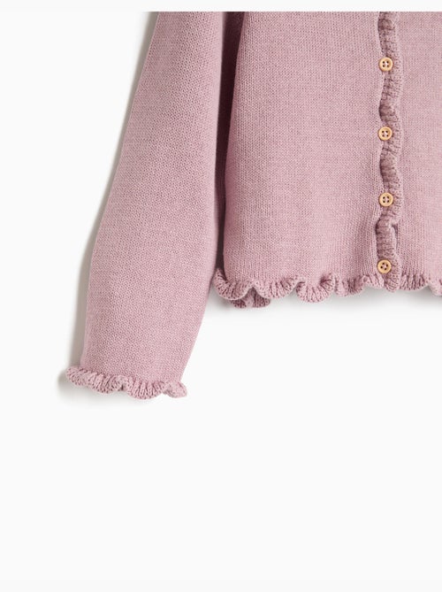 Chaqueta de punto con volantes, mo fashion - Kiabi Chaqueta de punto con volantes, mo fashion - Kiabi