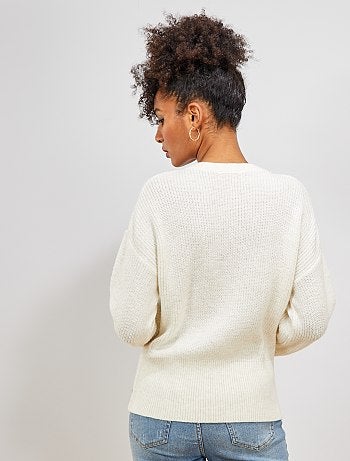 Chaqueta de punto cruzada - Kiabi