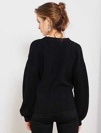 Chaqueta de punto cruzada - Kiabi