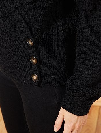 Chaqueta de punto cruzada - Kiabi