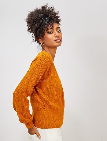 Chaqueta de punto cruzada - Kiabi