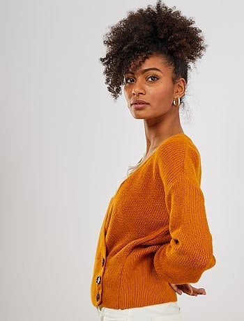 Chaqueta de punto cruzada - Kiabi