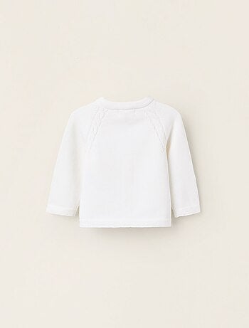 Chaqueta de punto en algodón