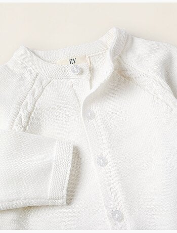 Chaqueta de punto en algodón