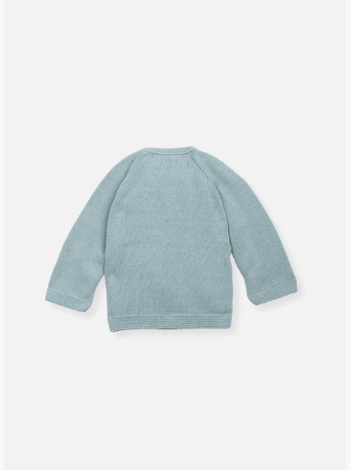 Chaqueta de punto de bebé en algodón - colección «petits chats» - Kiabi Chaqueta de punto de bebé en algodón - colección «petits chats» - Kiabi