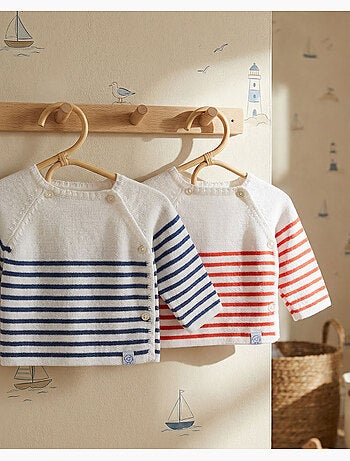 Chaqueta de punto de bebé « les baigneurs »