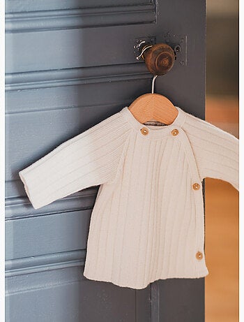 Chaqueta de punto de bebé rétro