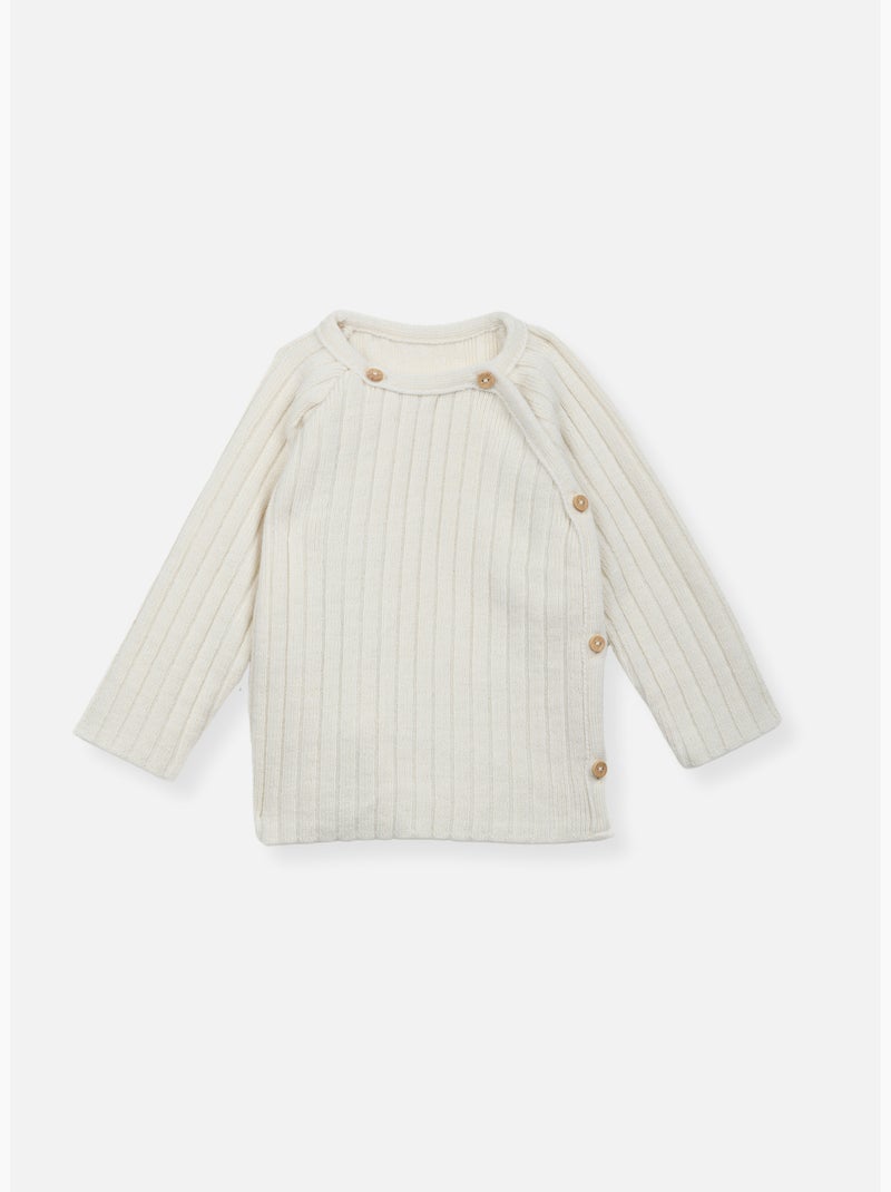 Chaqueta de punto de bebé rétro Crudo - Kiabi