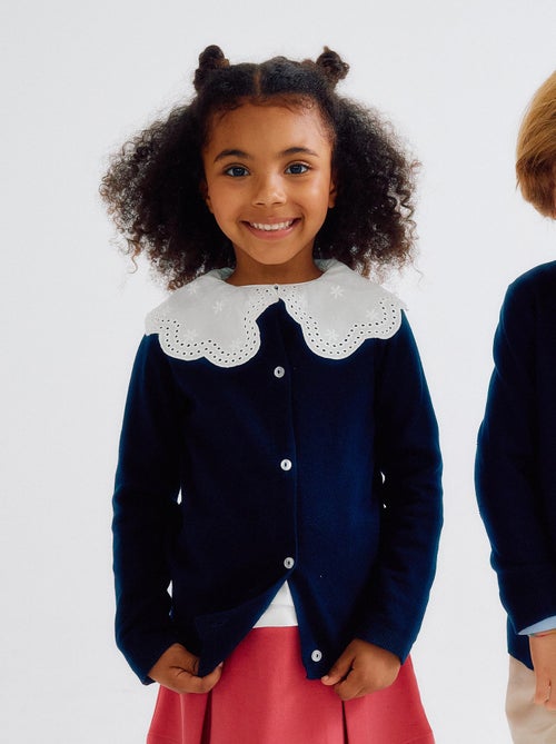 Chaqueta de punto de cuello redondo - Kiabi