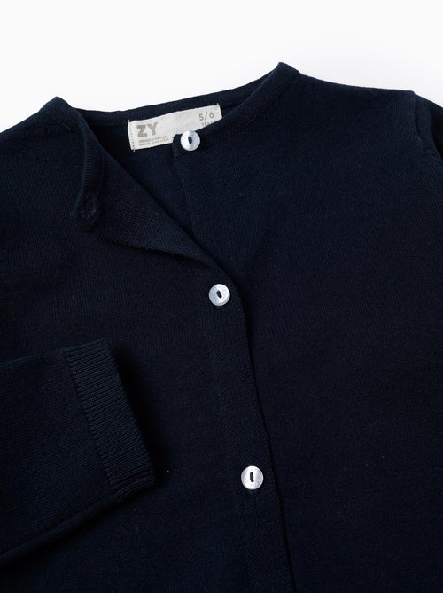 Chaqueta de punto de cuello redondo - Kiabi