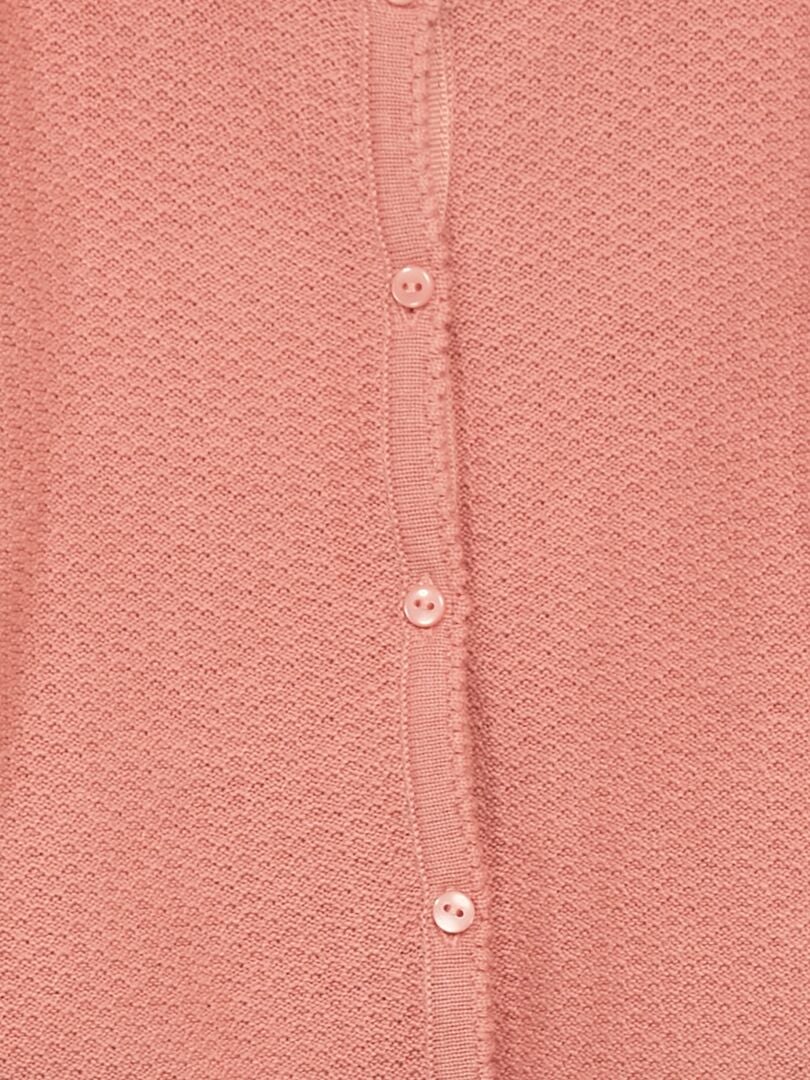 Chaqueta de punto de fantasía ROSA CENIZA - Kiabi