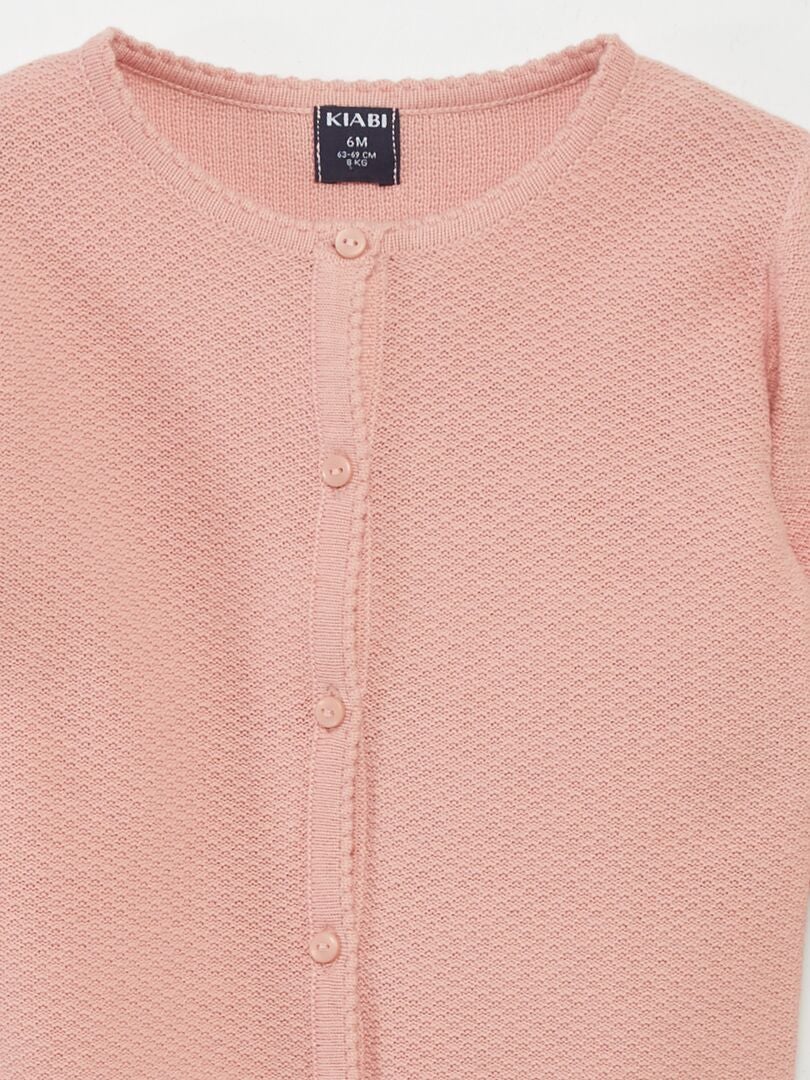 Chaqueta de punto de fantasía - ROSA - Kiabi - 7.00€