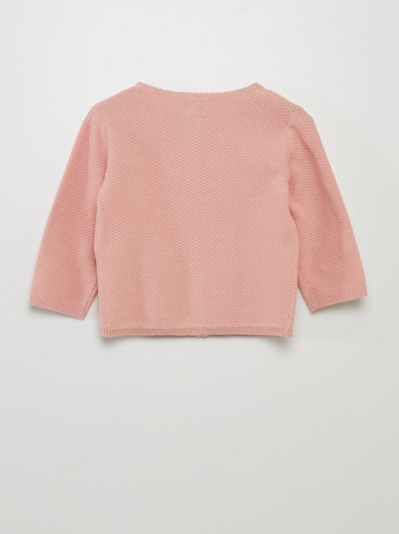 Chaqueta de punto de fantasía ROSA - Kiabi