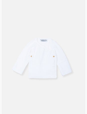Chaqueta de punto doble de bebé en algodón - colección «petits chats»