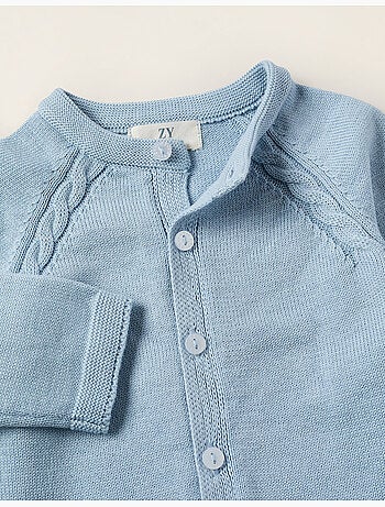 Chaqueta de punto en algodón