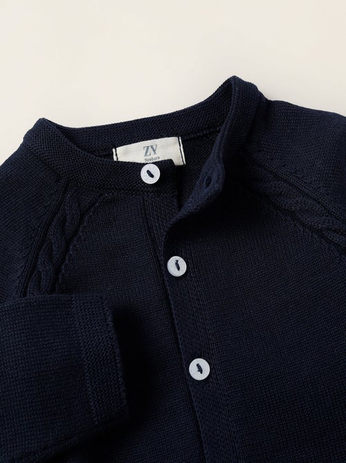 Chaqueta de punto en algodón - Kiabi