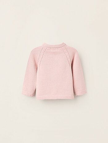 Chaqueta de punto en algodón