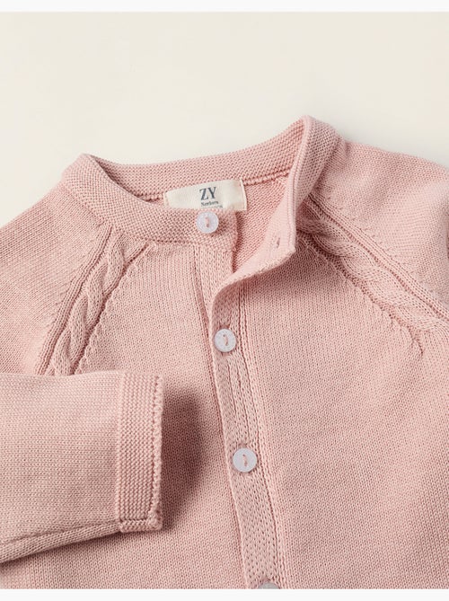 Chaqueta de punto en algodón - Kiabi