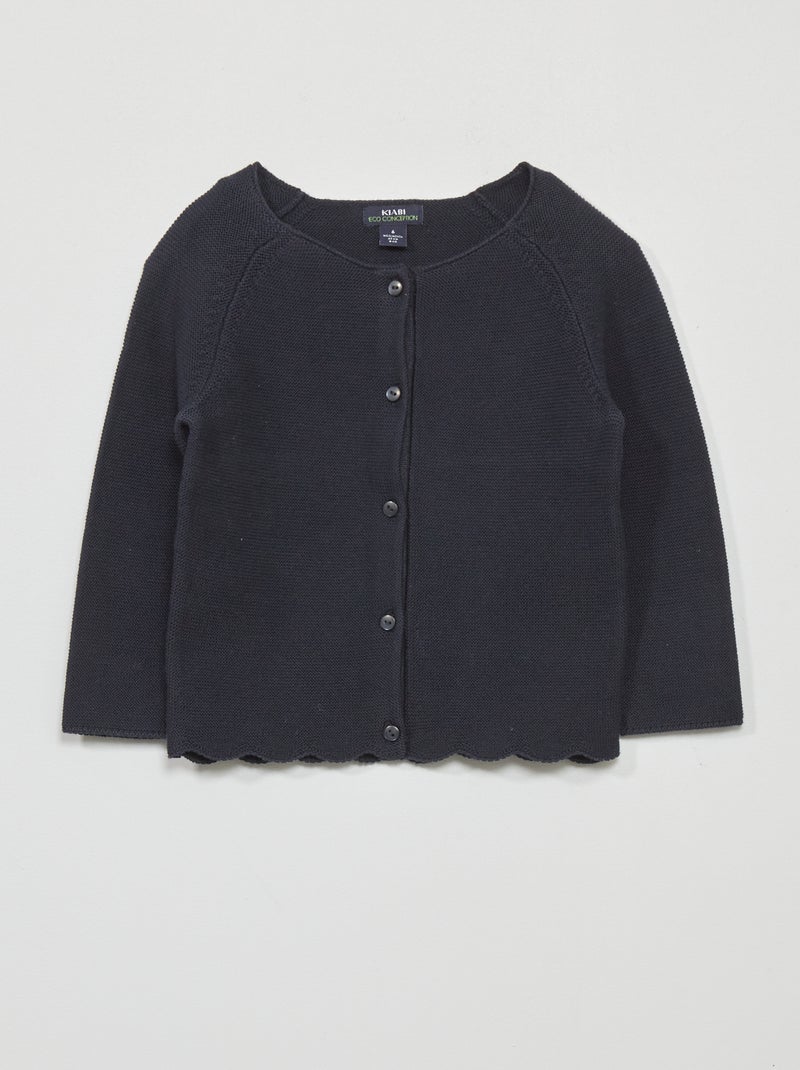 Chaqueta de punto fino AZUL - Kiabi