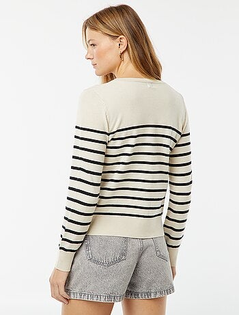 Chaqueta de punto fino