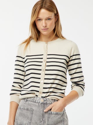Chaqueta de punto fino