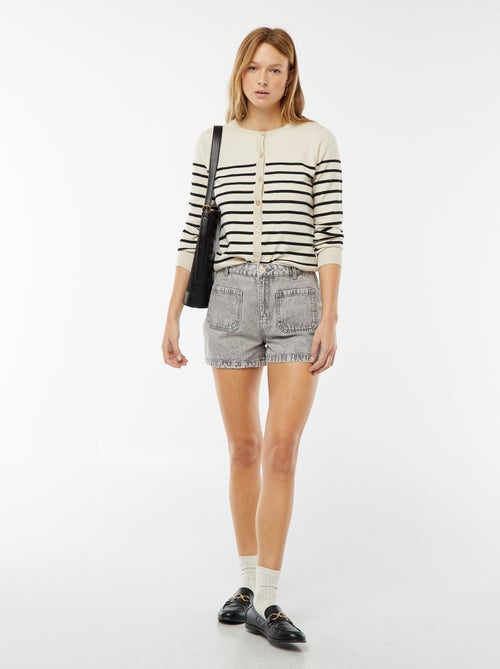 Chaqueta de punto fino - Kiabi