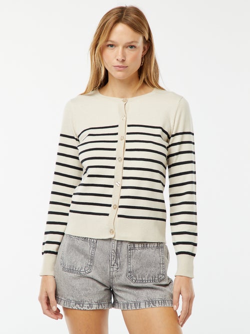 Chaqueta de punto fino - Kiabi