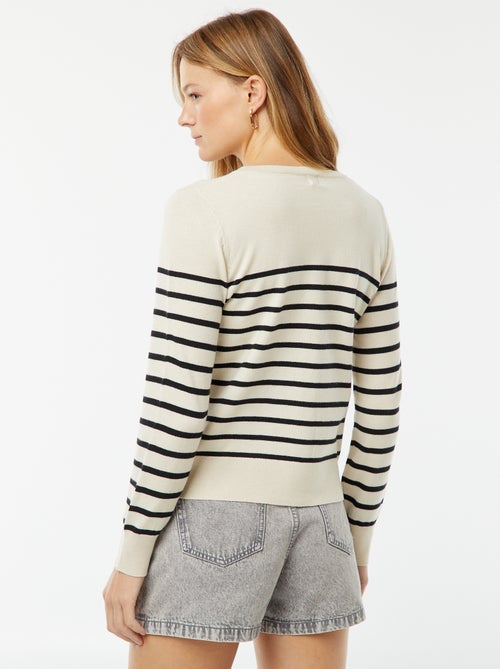 Chaqueta de punto fino - Kiabi