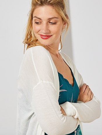 Chaqueta de punto fino - Kiabi