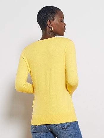 Chaqueta de punto fino con botones - Kiabi