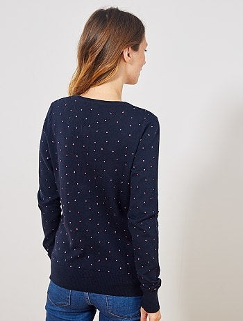 Chaqueta de punto fino con botones - Kiabi