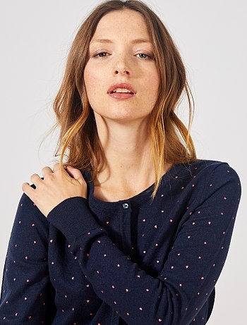 Chaqueta de punto fino con botones - Kiabi