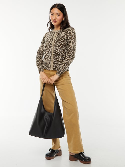 Chaqueta de punto fino con botones - Kiabi