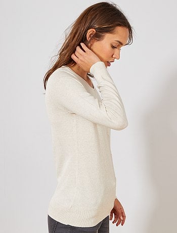 Chaqueta de punto fino con botones - Kiabi