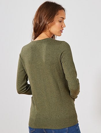 Chaqueta de punto fino con botones - Kiabi