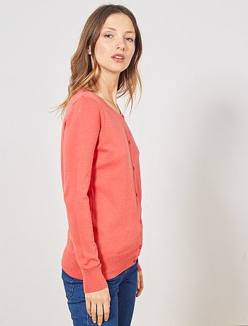 Chaqueta de punto fino con botones - Kiabi