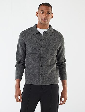 Chaqueta de punto fino