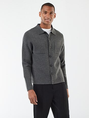 Chaqueta de punto fino