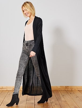 Chaqueta de punto fino muy larga - Kiabi