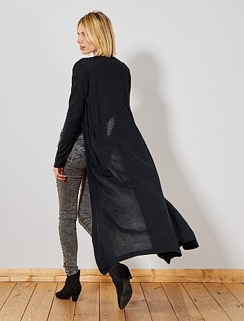 Chaqueta de punto fino muy larga - Kiabi
